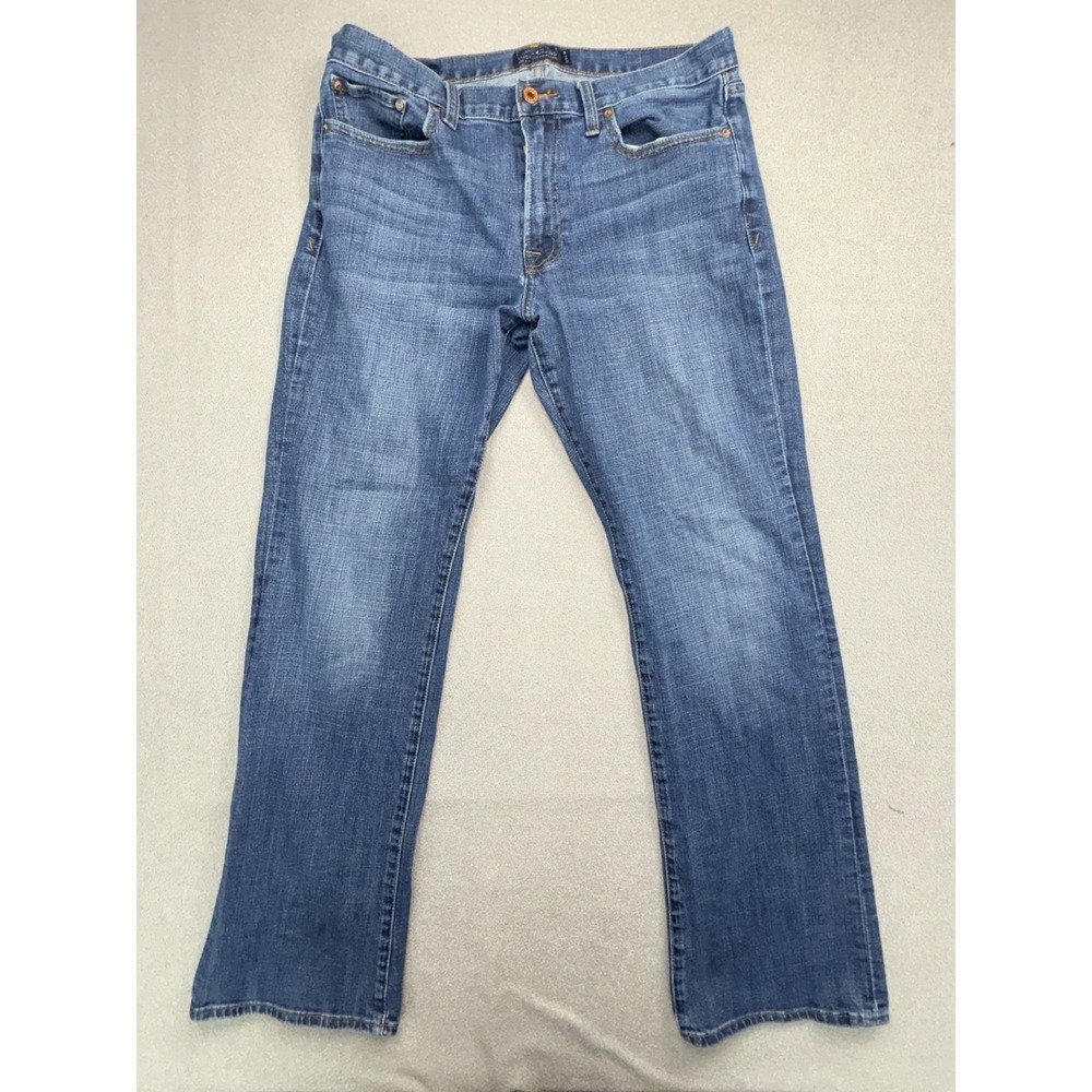Lucky Brand 367 Vintage Boot Jeans Mens 34x34 Blue Light Wash Stretch Denim